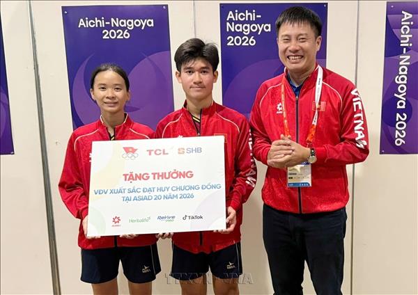 Teqball players secure first medal for Vietnam at ASIAD 2026