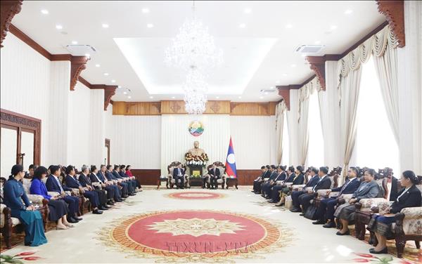 Phó Thủ tướng Thường trực Chính phủ Phạm Gia Túc thăm và làm việc tại Lào