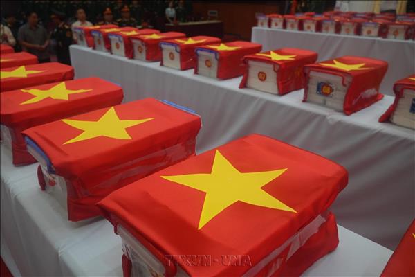 Thanh Hóa bàn giao toàn bộ 2.150 mẫu hài cốt liệt sĩ cho Viện Pháp y Quân đội