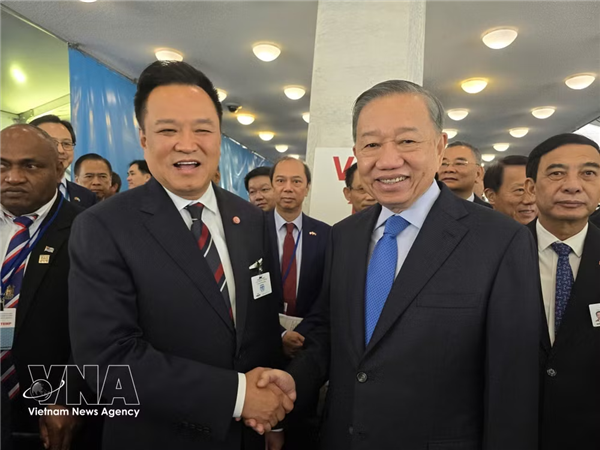 Máximo dirigente vietnamita se reúne con líderes de países participantes en la Asamblea General de la ONU
