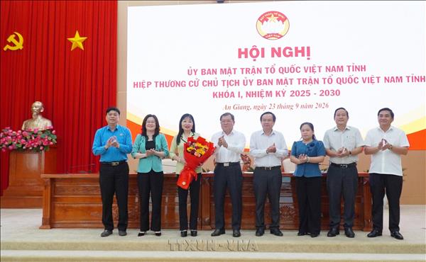 Hiệp thương cử ông Lâm Minh Thành giữ chức Chủ tịch Ủy ban MTTQ Việt Nam tỉnh An Giang
