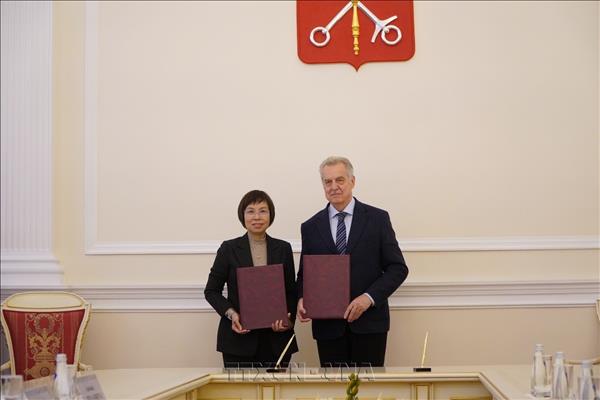 TTXVN và St. Petersburg (LB Nga) triển khai hợp tác trên lĩnh vực truyền thông đối ngoại