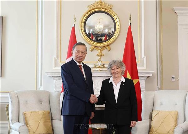 Tổng Bí thư, Chủ tịch nước Tô Lâm hội kiến với Toàn quyền Canada Louise Arbour