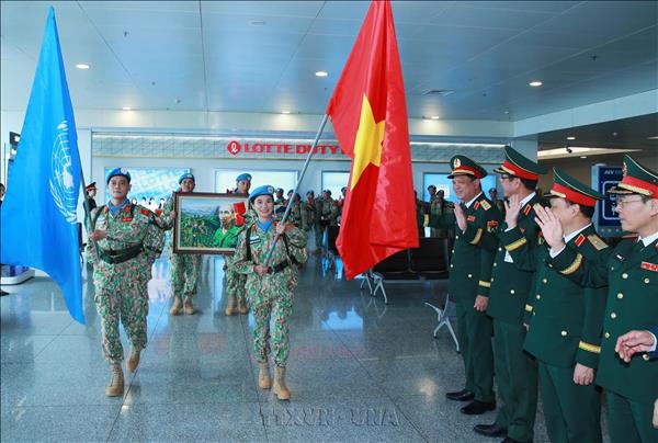 Đội Công binh số 5 mang sắc xanh Việt Nam tới phái bộ gìn giữ hòa bình Liên hợp quốc