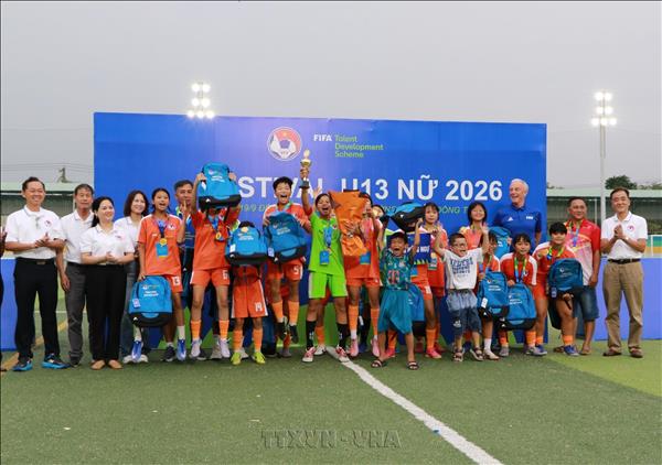 Hồng Ngự Đồng Tháp vô địch Festival Bóng đá nữ U13