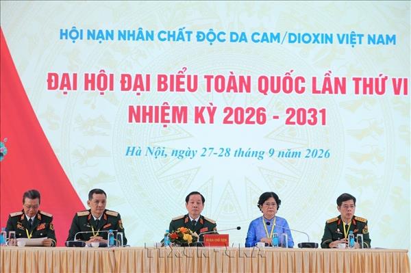 Trung tướng Nguyễn Hữu Chính tái cử Chủ tịch Hội Nạn nhân chất độc da cam/dioxin nhiệm kỳ 2026-2031