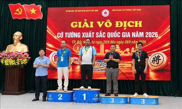 Thành phố Hồ Chí Minh dẫn đầu Giải Vô địch Cờ tướng xuất sắc quốc gia