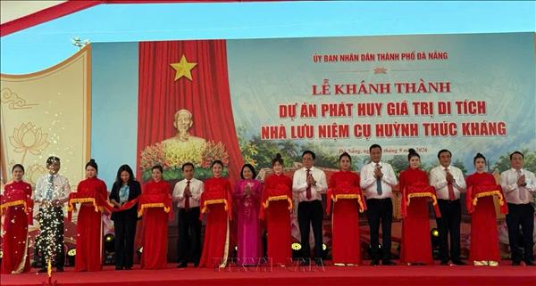Khánh thành Dự án phát huy giá trị di tích Nhà lưu niệm cụ Huỳnh Thúc Kháng