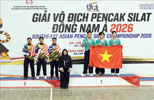 Giải vô địch Pencak Silat Đông Nam Á 2026: Việt Nam giành ngôi nhất toàn đoàn