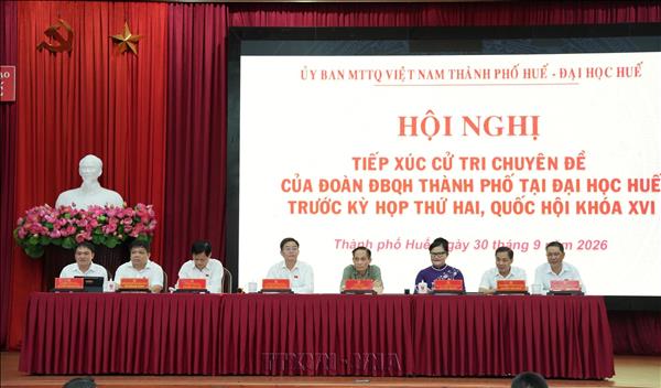 Cử tri đề nghị cơ chế đầu tư Đại học Huế trở thành Đại học Quốc gia