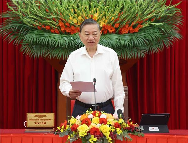 Tổng Bí thư, Chủ tịch nước làm việc với Ban Chính sách, chiến lược Trung ương