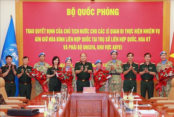 Việt Nam có thêm 2 sĩ quan đảm nhiệm vị trí chuyên gia tại Trụ sở Liên hợp quốc