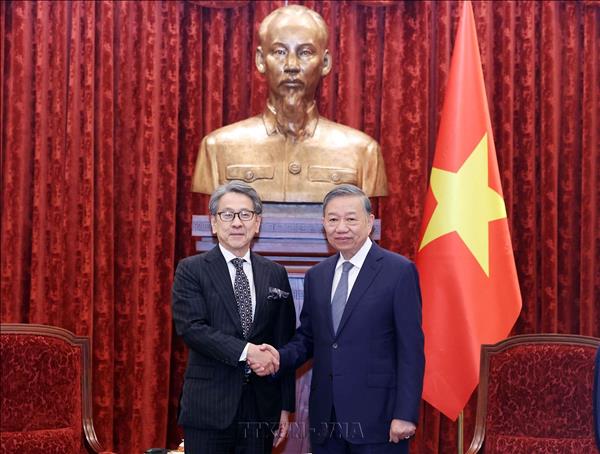 Tổng Bí thư, Chủ tịch nước Tô Lâm tiếp Chủ tịch Ngân hàng Hợp tác Quốc tế Nhật Bản (JBIC)