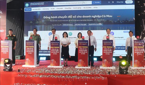 Nghị quyết 57-NQ/TW: Ra mắt Cổng hỗ trợ doanh nghiệp chuyển đổi số Cà Mau