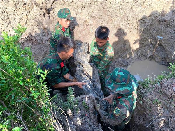Mở rộng phạm vi tìm kiếm hài cốt liệt sĩ tại khu vực Nghĩa trang tạm Cầu Chữ Y