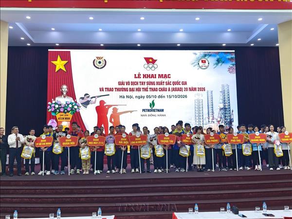 Gần 300 vận động viên tranh tài tại Giải vô địch Tay súng xuất sắc quốc gia năm 2026