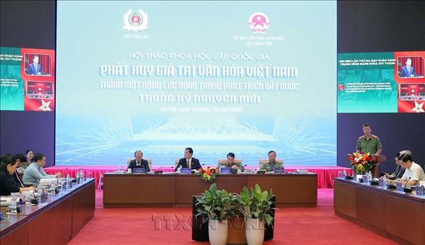 Phát huy giá trị văn hóa Việt Nam thành động lực quan trọng phát triển đất nước