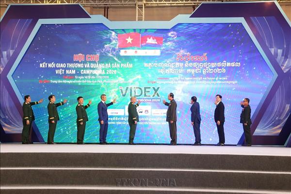 Khai mạc Hội chợ kết nối giao thương và quảng bá sản phẩm Việt Nam - Campuchia 2026