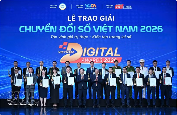 Les Vietnam Digital Awards 2026 distinguent 56 organisations, produits et solutions