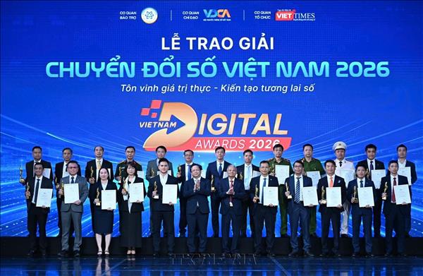 Ứng dụng iHanoi nhận Giải thưởng Chuyển đổi số Việt Nam 2026