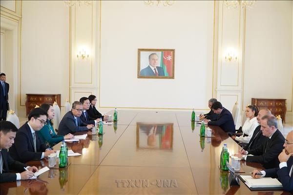 Вице-президент Вьетнама Во Тхи Ань Суан провела переговоры с Президентом Азербайджана Ильхамом Алиевым