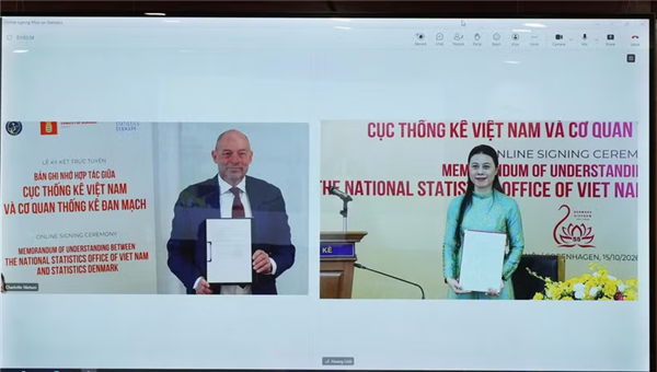 越南与丹麦加强统计和数字化转型合作
