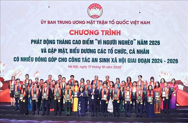 Phát động Tháng cao điểm Vì người nghèo năm 2026