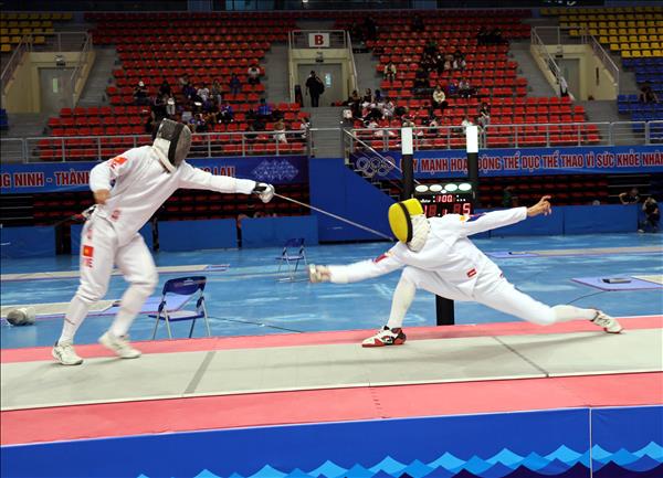 Hơn 180 vận động viên tranh tài tại Giải Vô địch Đấu kiếm Đông Nam Á