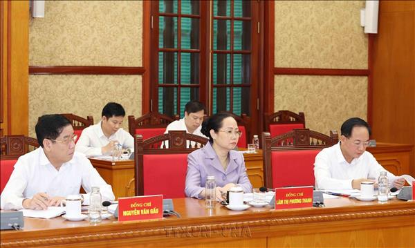 Thường trực Ban Bí thư Trần Cẩm Tú: Bảo đảm chất lượng và tiến độ trong tổ chức các sự kiện lịch sử lớn của đất nước