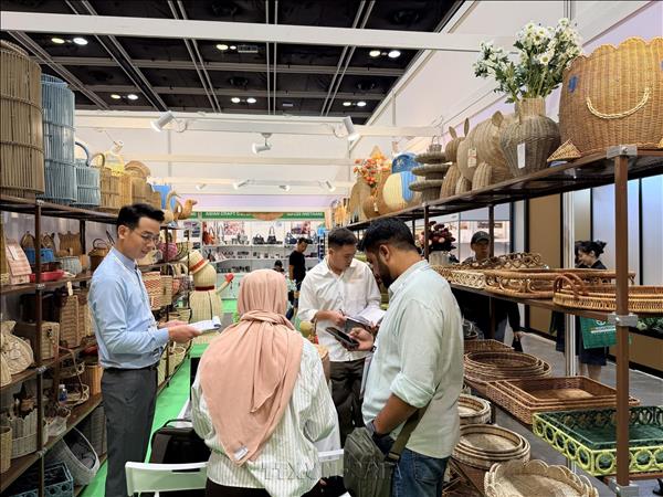越南手工艺品在2026香港 MEGA SHOW 展上令人瞩目