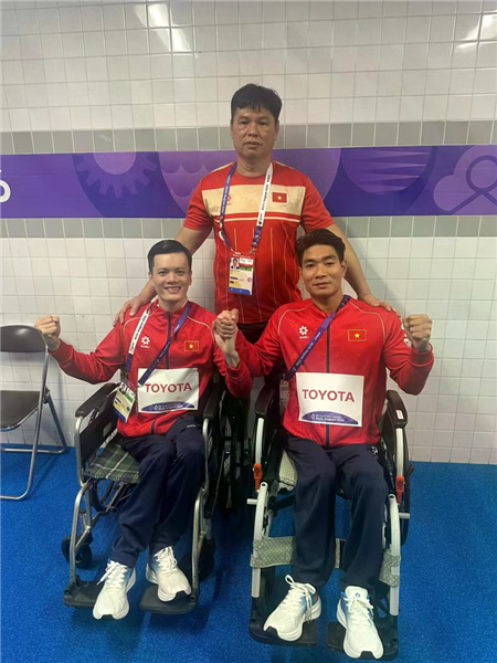 第五届亚残运会：越南文化体育与旅游部领导对越南残疾人体育代表团赢得首枚金牌致以祝贺
