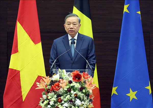 トー・ラム書記長・国家主席　エグモント研究所で3つのメッセージ