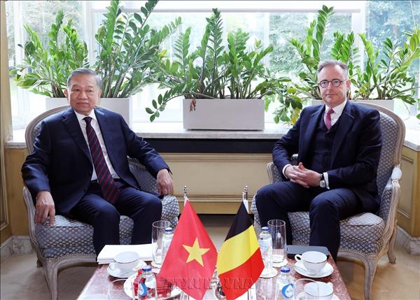 Tổng Bí thư, Chủ tịch nước Tô Lâm hội đàm với Thủ tướng Vương quốc Bỉ Bart De Wever