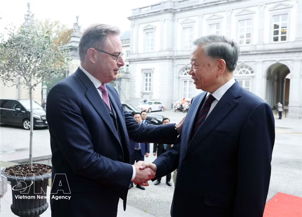 关于越共中央总书记、国家主席苏林对比利时进行正式访问成果的联合声明
