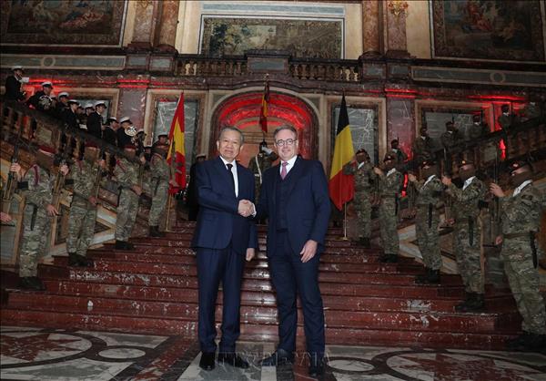 Le Premier ministre belge accueille le dirigeant To Lam à Bruxelles