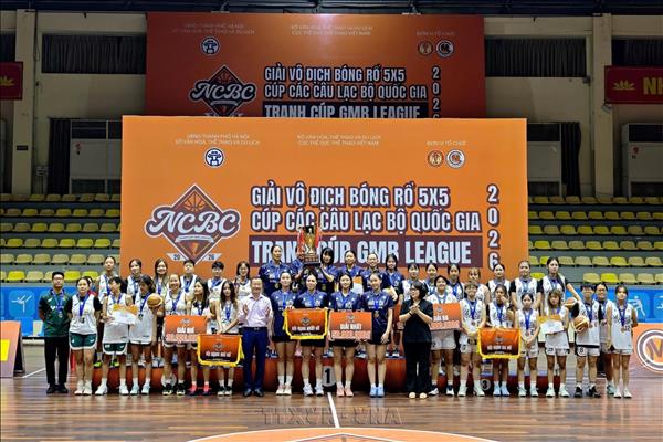 Bế mạc Giải vô địch Bóng rổ 5x5 Cúp các câu lạc bộ quốc gia năm 2026