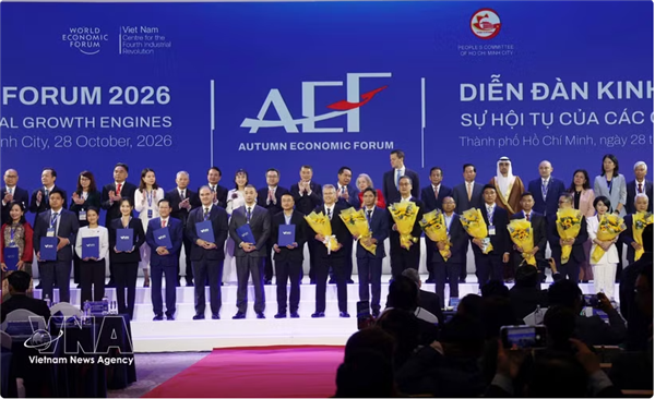 Forum économique dautomne 2026 : 12 projets de 13,58 milliards de dollars à Hô Chi Minh-Ville