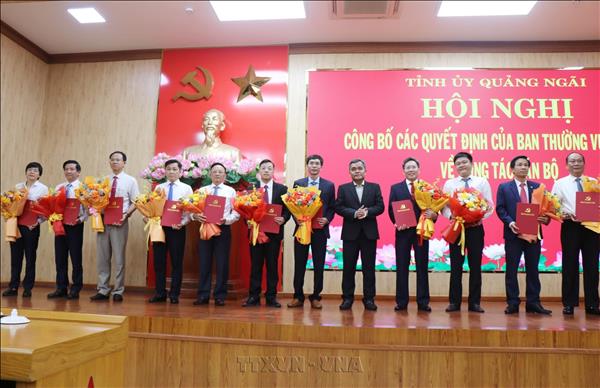 Quảng Ngãi điều động, luân chuyển nhiều vị trí cán bộ chủ chốt