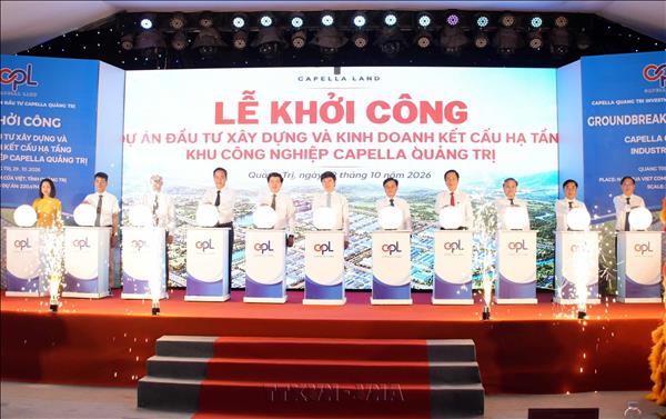 Khởi công Khu công nghiệp Capella Quảng Trị quy mô hơn 220 ha