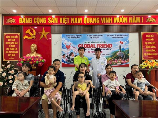 Nghĩa tình từ những người bạn Hàn Quốc