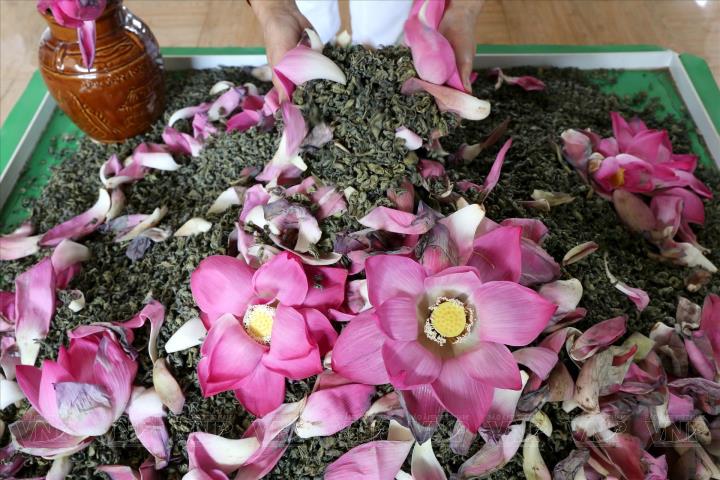 ブラオ地方のフレーバーティー