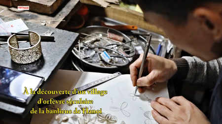 À la découverte dun village dorfèvre séculaire de la banlieue de Hanoi