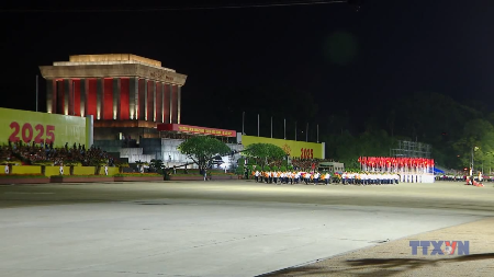 State-level preliminary review of 80th National Day parade, march held in Hanoi