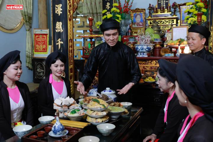 Mâm cơm Quan họ - Nếp sinh hoạt văn hóa người Kinh Bắc