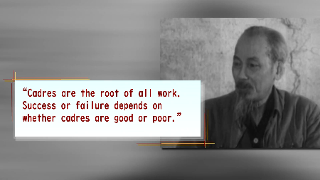 Cadre work as decisive factor of success