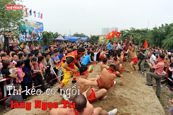 Thi kéo co ngồi làng Ngọc Trì