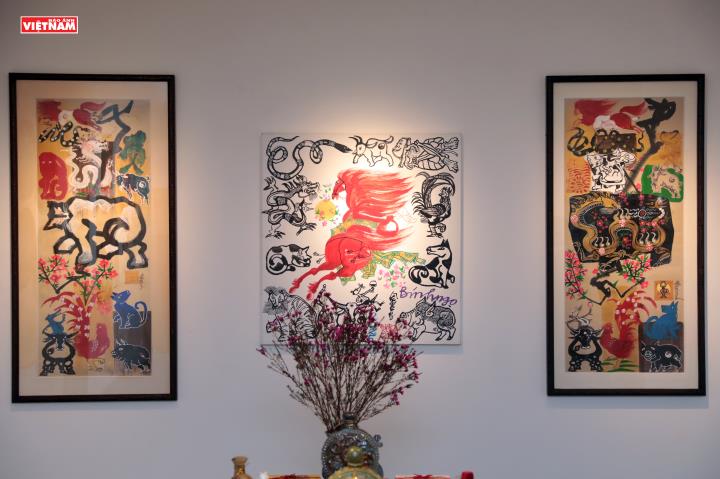 Mã đáo thành công trong tranh họa sĩ Lê Trí Dũng