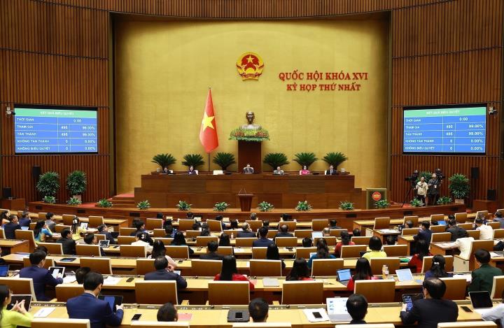 Première session de la 16e législature : les plus hauts dirigeants élus