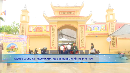 Pagode Cuong Xa : record asiatique de murs gravés de svastikas