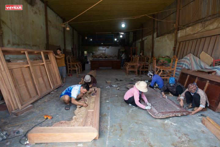 Làng chạm gỗ Phù Khê chinh phục thị trường mới